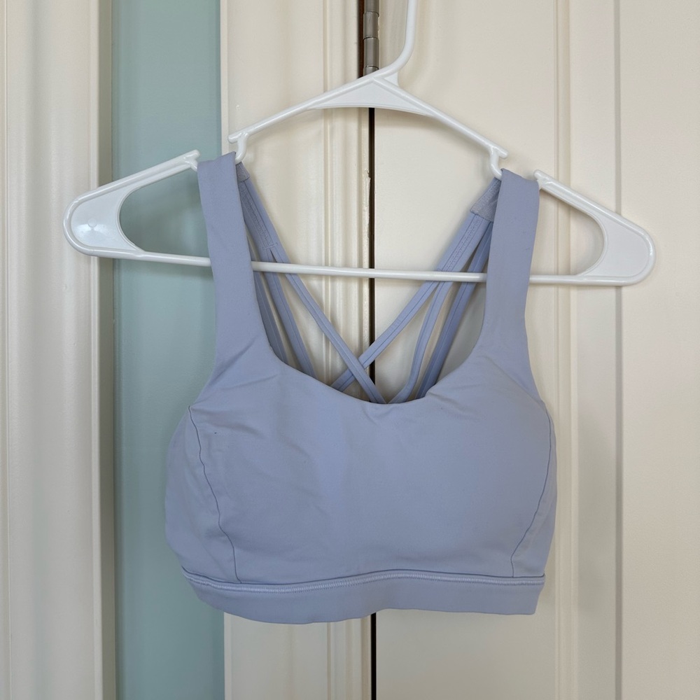 Lululemon Sports Bra (Free to be Serene?), Size 4, Pastel Blue(?)